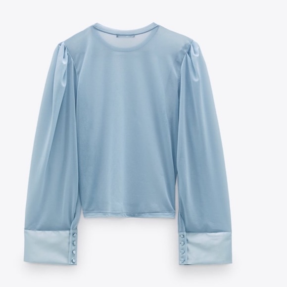 𝗡𝗪𝗧 𝗭𝗮𝗿𝗮 • Tulle Top - Picture 9 of 10